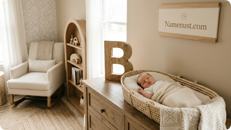 Arabic and Muslim Usage Boy Names With B